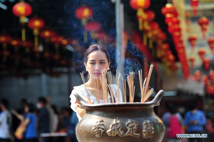 THAILAND-BANGKOK-TEMPLE-CHINESE LUNAR NEW YEAR