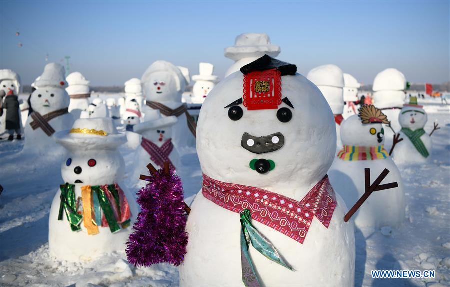 CHINA-HARBIN-SNOWMAN-SPRING FESTIVAL(CN)