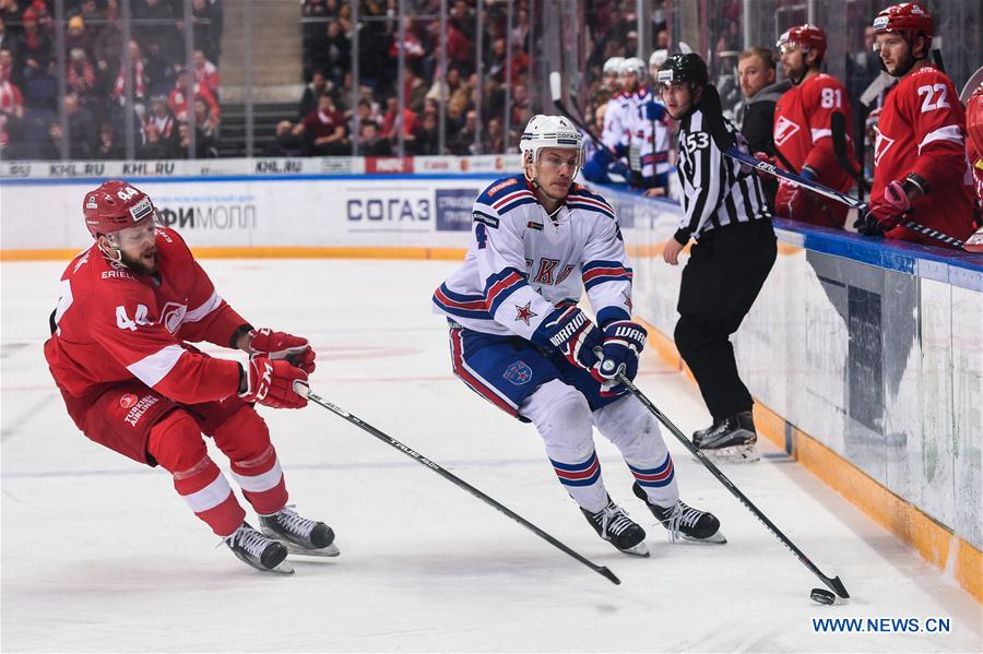 (SP)RUSSIA-MOSCOW-ICE HOCKEY-KHL-SPARTAK VS SKA