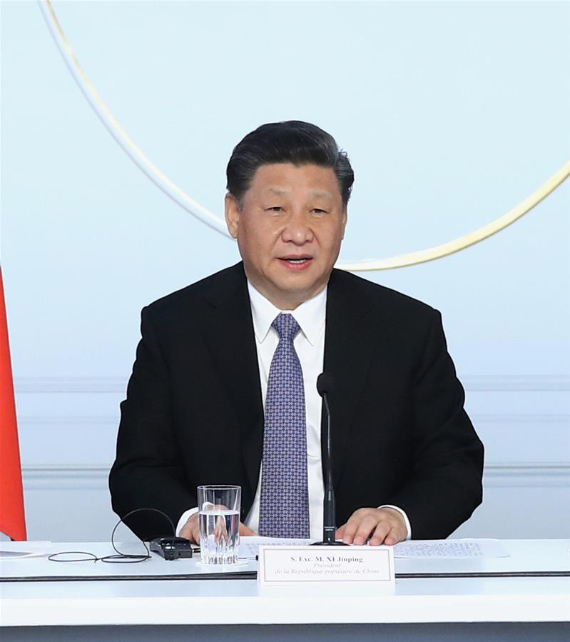 FRANCE-PARIS-CHINA-XI JINPING-FORUM-SPEECH