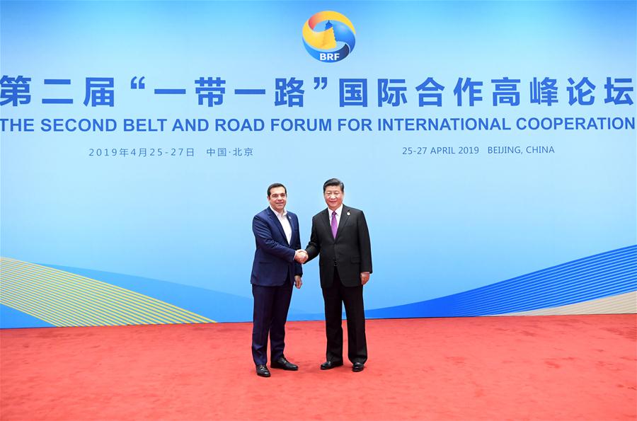 (BRF)CHINA-BEIJING-BELT AND ROAD FORUM-XI JINPING-LEADERS' ROUNDTABLE MEETING (CN)