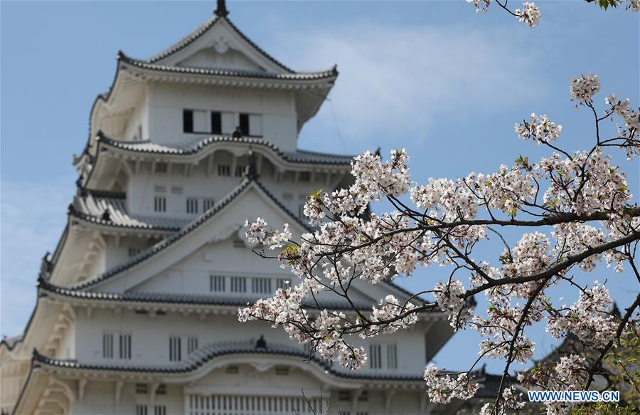 JAPAN-HYOGO-HIMEIJI CASTLE-SCENERY