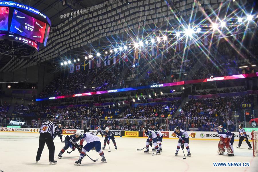 (SP)SLOVAKIA-KOSICE-ICE HOCKEY-IIHF-WORLD CHAMPIONSHIP-GROUP A-USA VS GBR