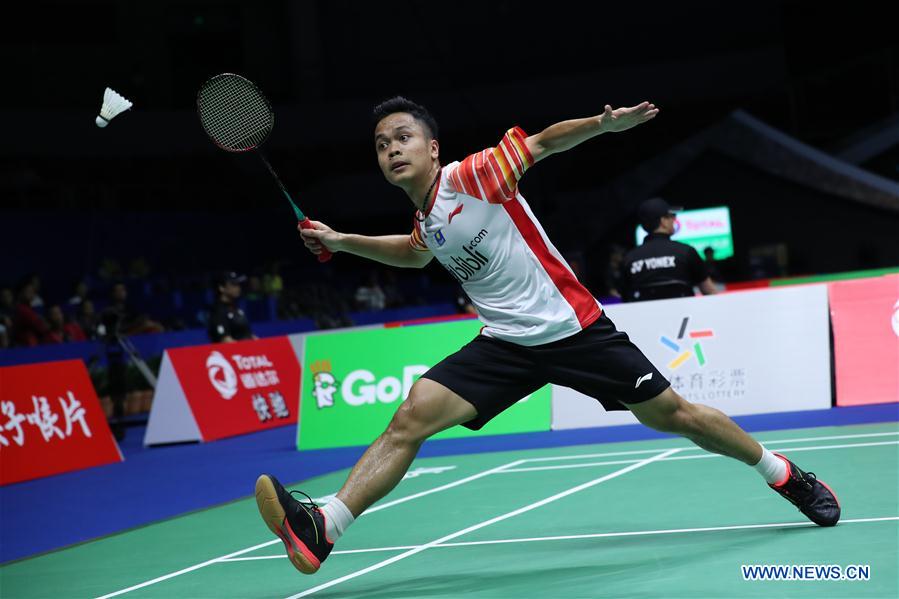 (SP)CHINA-NANNING-BADMINTON-TOTAL BWF SUDIRMAN CUP 2019-INDONESIA VS ENGLAND (CN)