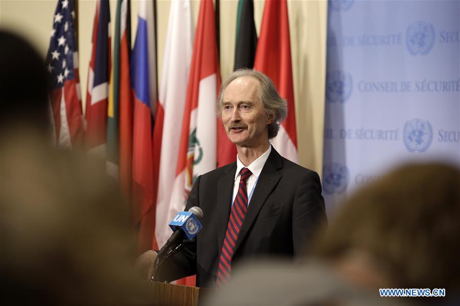 UN-ENVOY-SYRIA-PRESS ENCOUNTER