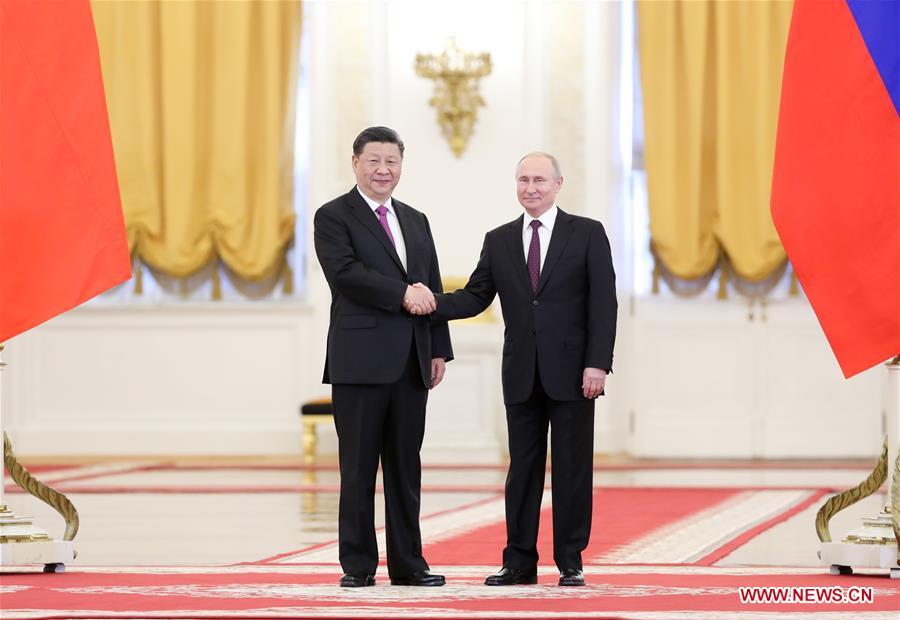 RUSSIA-MOSCOW-CHINA-XI JINPING-VLADIMIR PUTIN-TALKS