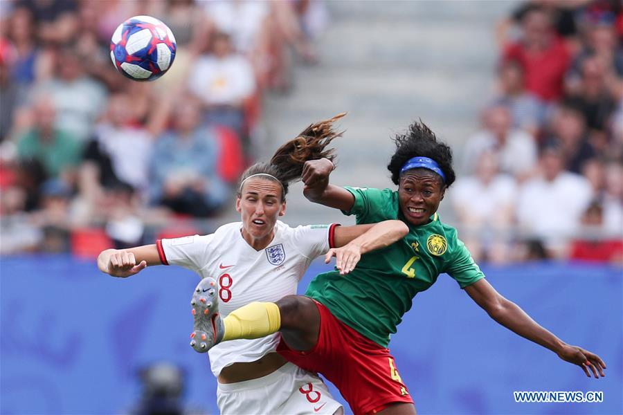 (SP)FRANCE-VALENCIENNES-2019 FIFA WOMEN'S WORLD CUP-ROUND OF 16-ENGLAND VS CAMEROON