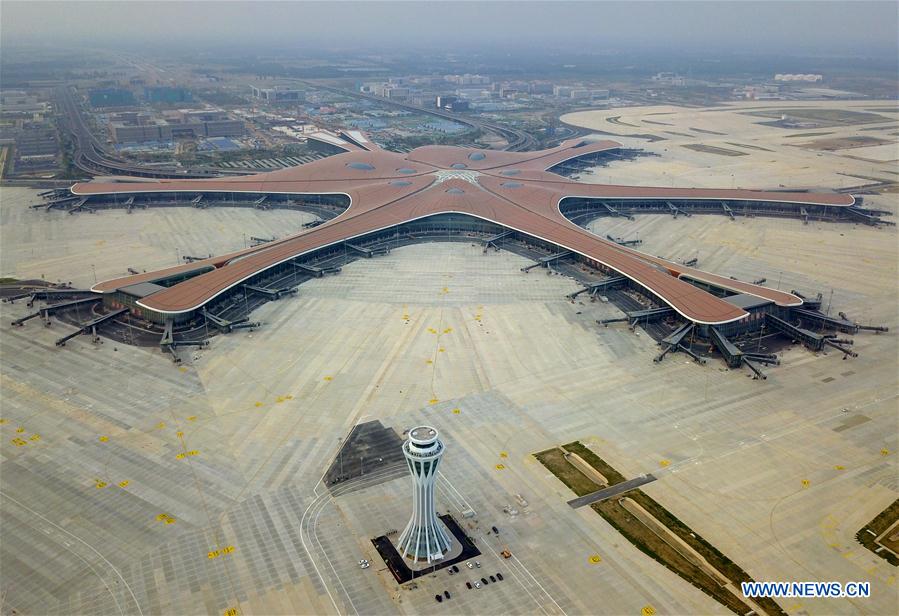 CHINA-BEIJING-DAXING AIRPORT-WEST CONTROL TOWER-OPERATION (CN)