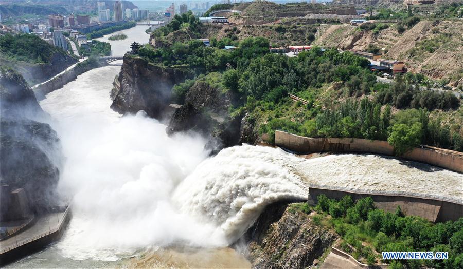 #CHINA-GANSU-LIUJIAXIA RESERVOIR-SAND WASHING(CN)