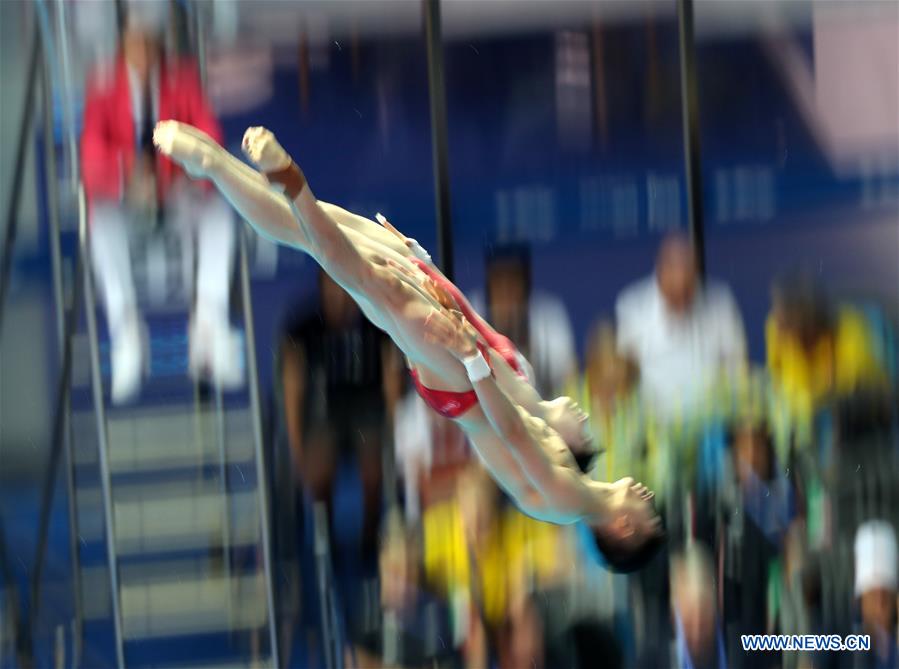 (SP)SOUTH KOREA-GWANGJU-FINA WORLD CHAMPIONSHIPS-DIVING-MIXED 10M SYNCHRONISED