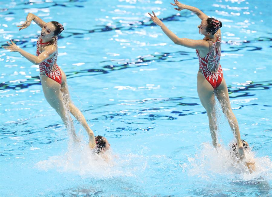 (SP)SOUTH KOREA-GWANGJU-FINA WORLD CHAMPIONSHIPS-ARTISTIC SWIMMING-WOMEN'S TEAM TECHNICAL FINAL