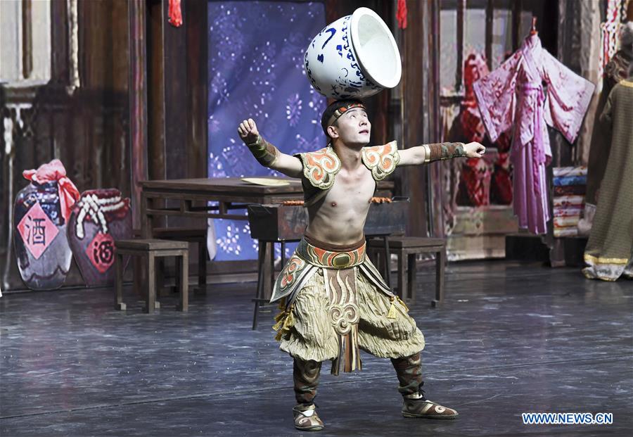 CHINA-GANSU-ZHANGYE-HISTORICAL STAGE DRAMA (CN)