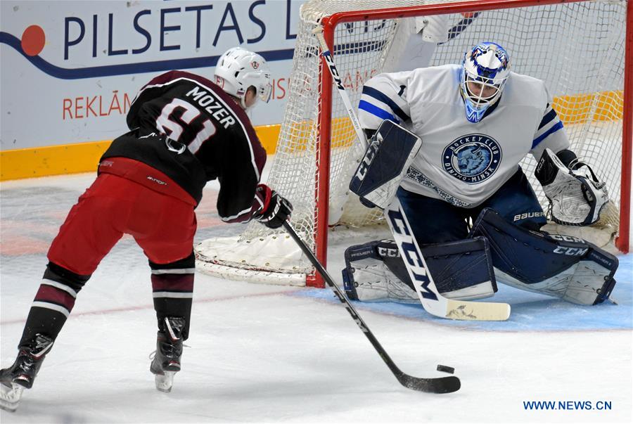 (SP)LATVIA-RIGA-ICE HOCKEY-RAILWAY CUP-MINSK DINAMO VS AVTOMOBILIST