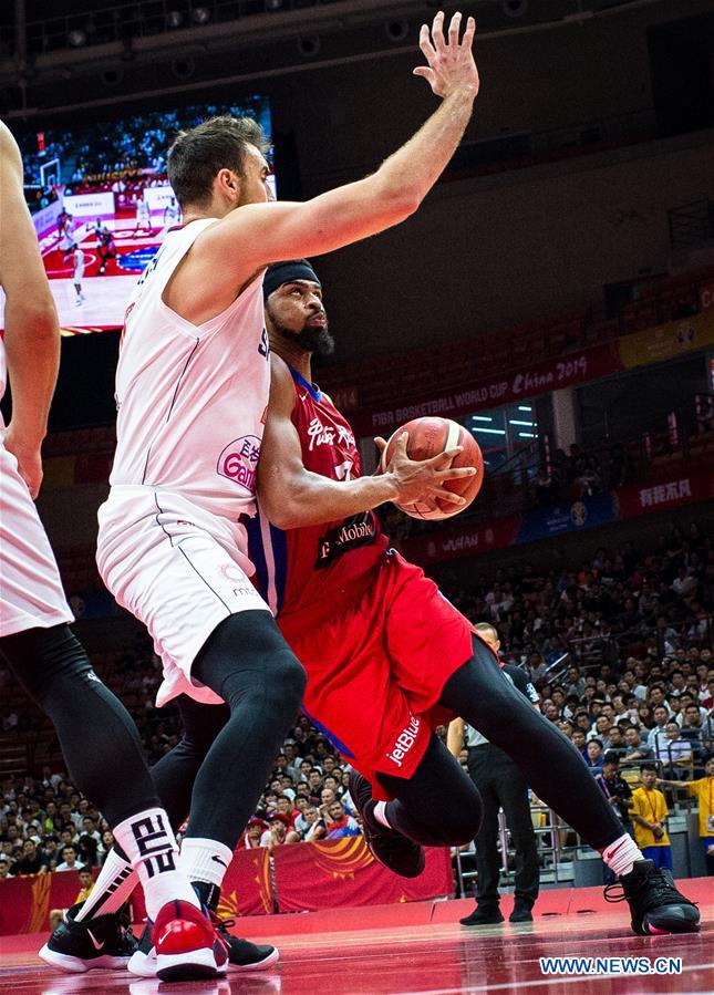 (SP)CHINA-WUHAN-BASKETBALL-FIBA WORLD CUP-GROUP J-SERBIA VS PUERTO RICO (CN)