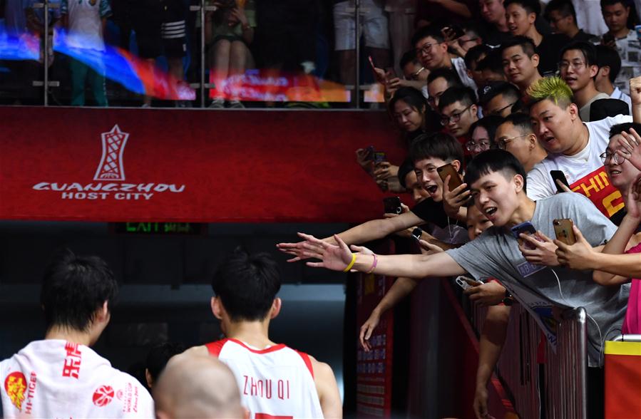 (SP)CHINA-GUANGZHOU-BASKETBALL-FIBA WORLD CUP-GROUP M-CHN VS KOR(CN)