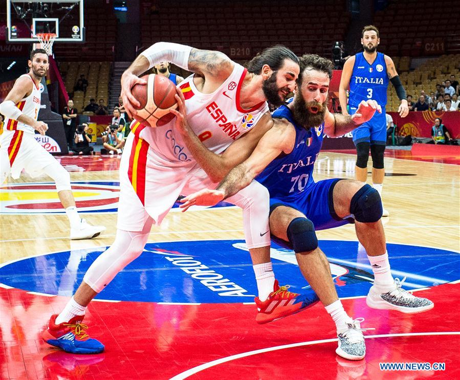 (SP)CHINA-WUHAN-BASKETBALL-FIBA WORLD CUP-GROUP J-SPAIN VS ITALY (CN)