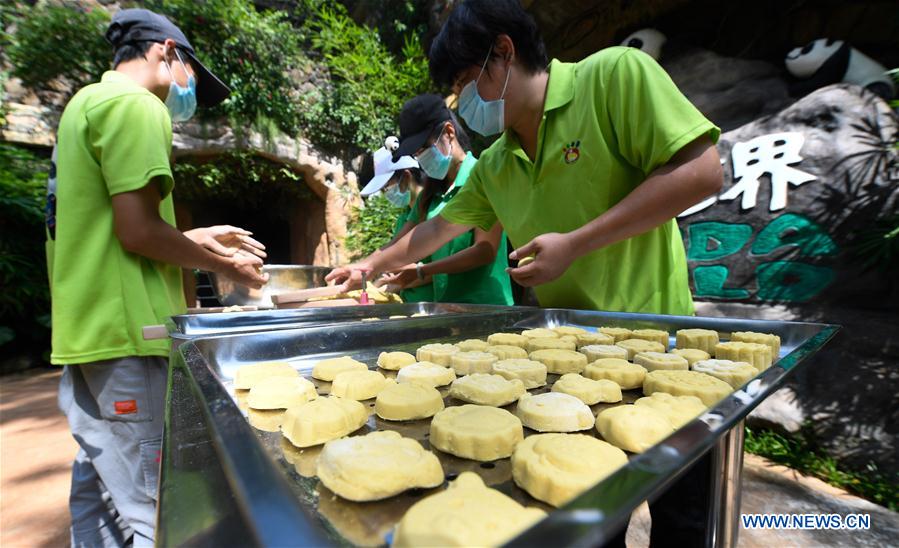 CHINA-HAIKOU-MID-AUTUMN FESTIVAL-PANDA (CN)