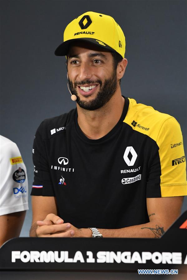 (SP)SINGAPORE-F1-GRAND PRIX-PRESS CONFERENCE