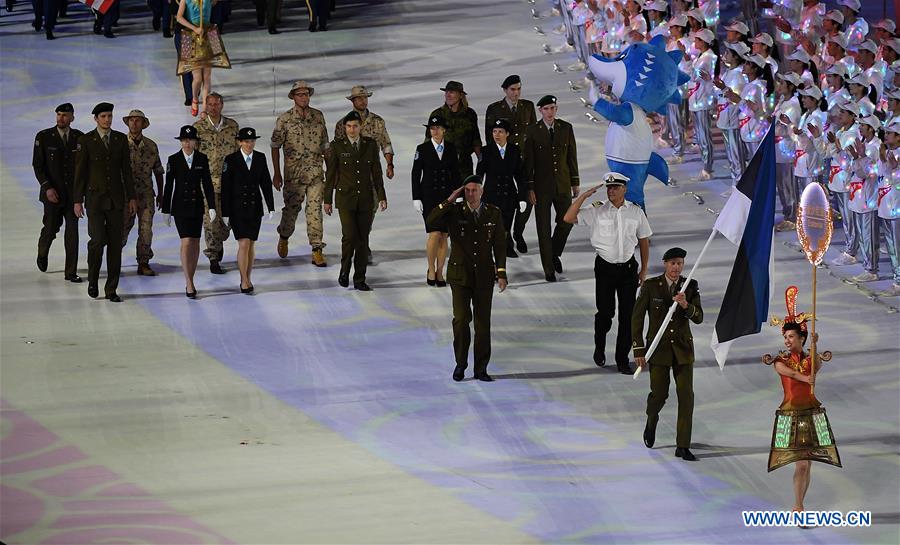 (SP)CHINA-WUHAN-7TH MILITARY WORLD GAMES-OPENING CEREMONY