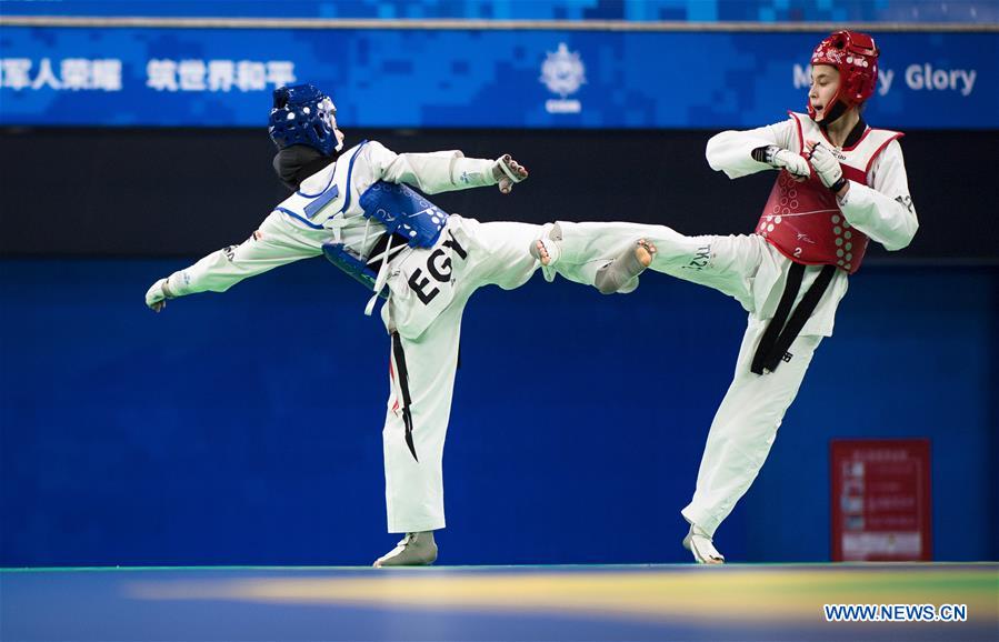 (SP)CHINA-WUHAN-7TH MILITARY WORLD GAMES-TAEKWONDO