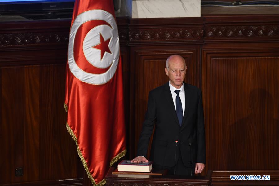 TUNISIA-TUNIS-KAIS SAIED-PRESIDENT-OFFICE-OATH