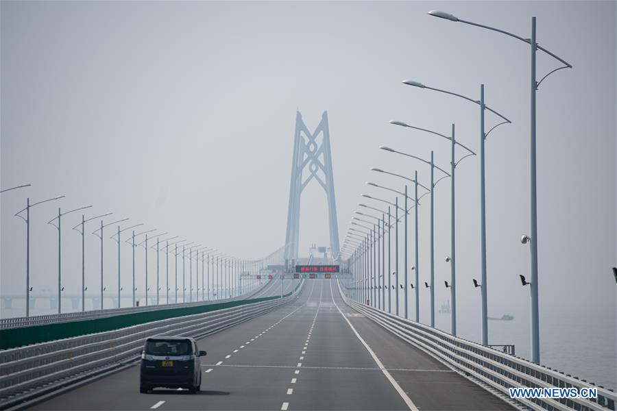 CHINA-HONG KONG-ZHUHAI-MACAO BRIDGE-ONE-YEAR ANNIVERSARY (CN)