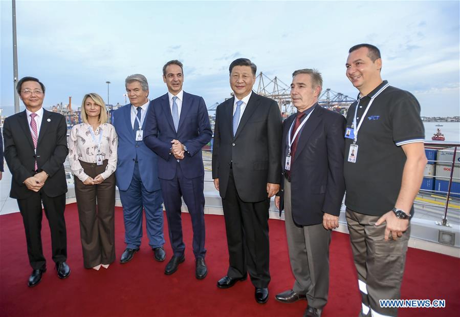 GREECE-CHINESE PRESIDENT-PIRAEUS PORT-VISIT