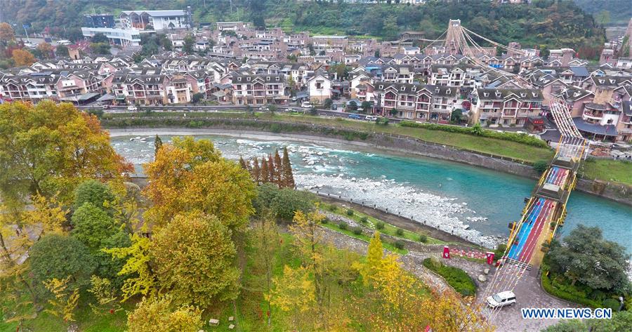 CHINA-SICHUAN-YINGXIU-AERIAL VIEW (CN)