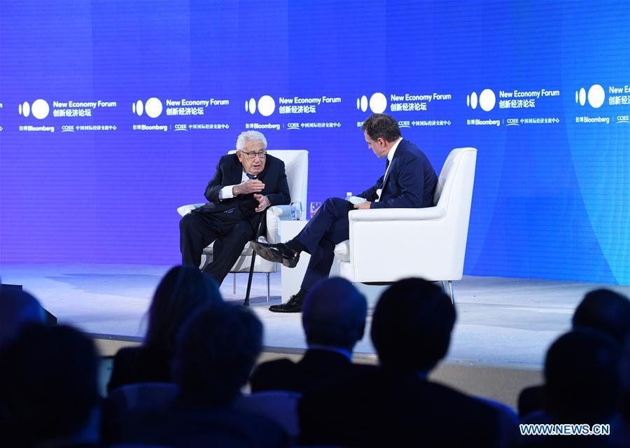 CHINA-BEIJING-NEW ECONOMY FORUM-KISSINGER-U.S.-CHINA TRADE (CN)