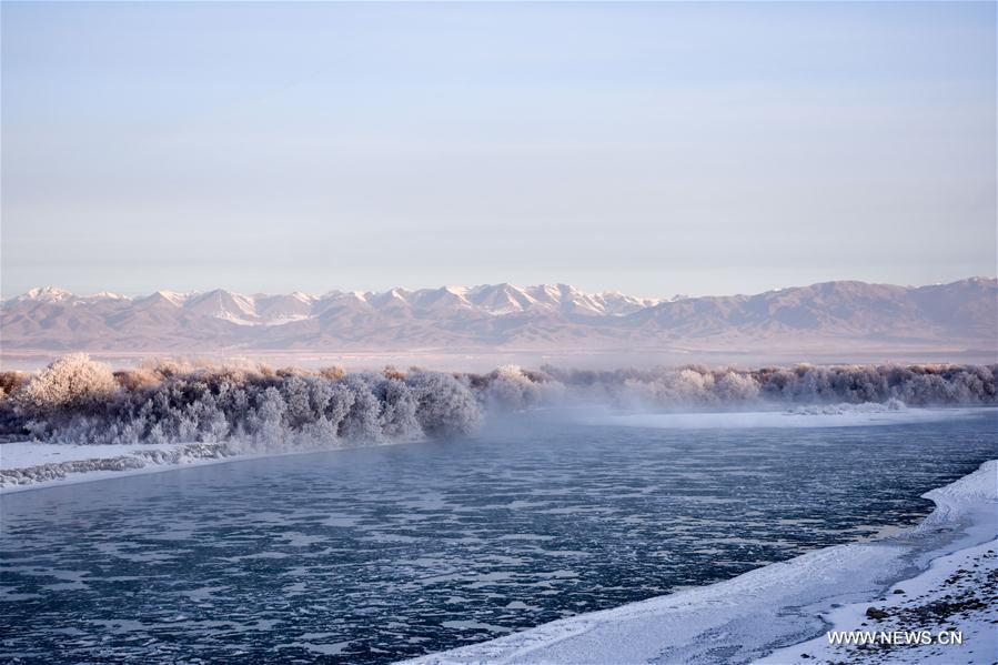 CHINA-XINJIANG-ZHAOSU-WINTER SCENERY (CN)