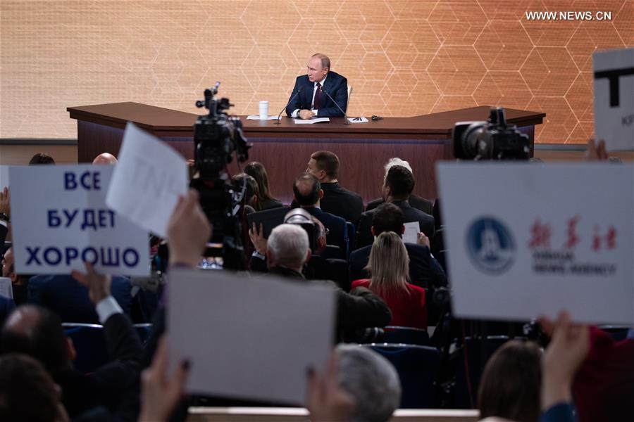 RUSSIA-MOSCOW-PUTIN-PRESS CONFERENCE