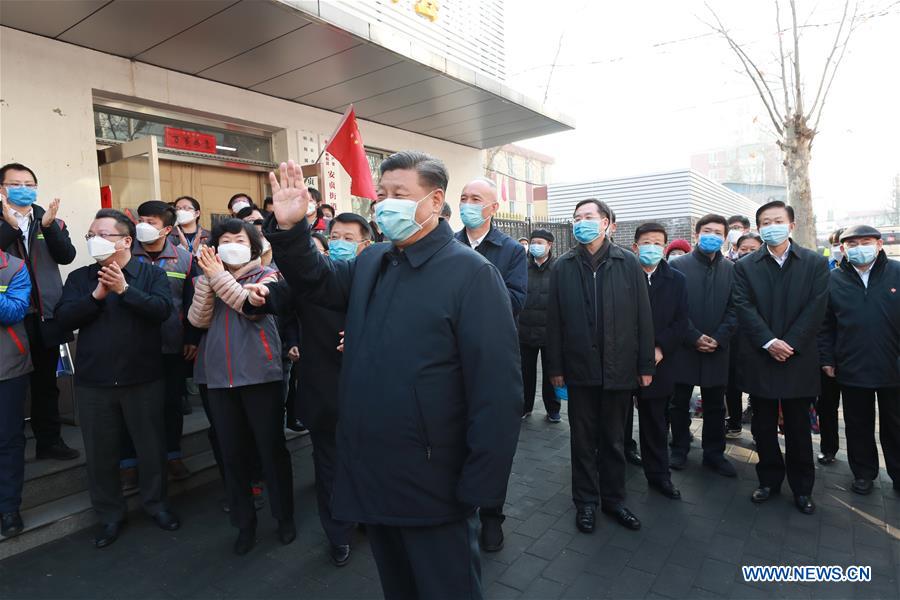 CHINA-BEIJING-XI JINPING-CORONAVIRUS CONTROL-INSPECTION (CN)