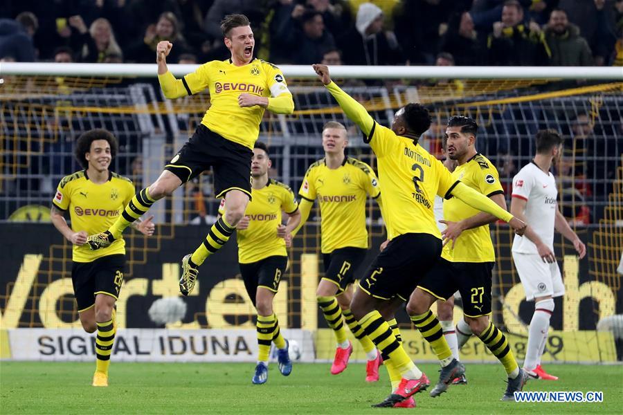 (SP)GERMANY-DORTMUND-FOOTBALL-BUNDESLIGA-DORTMUND VS FRANKFURT