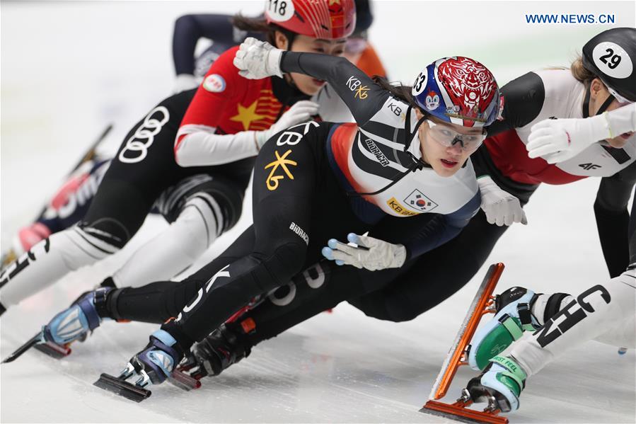 (SP)THE NETHERLANDS-DORDRECHT-ISU WORLD CUP-SHORT TRACK