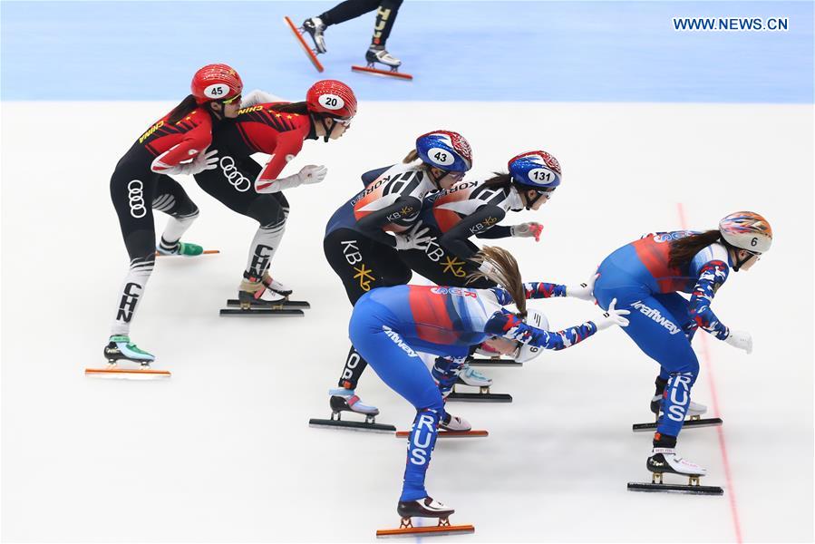 (SP)THE NETHERLANDS-DORDRECHT-ISU WORLD CUP-SHORT TRACK