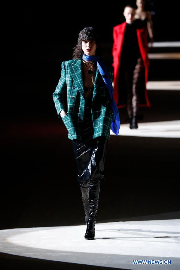 FRANCE-PARIS-FASHION WEEK-SAINT LAURENT