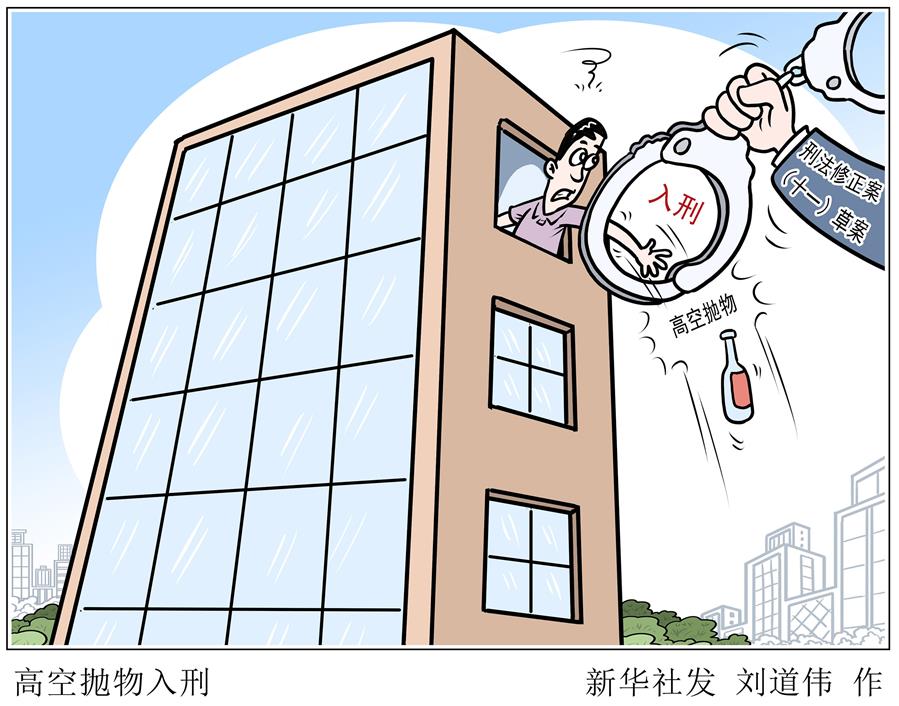 （图表·漫画）［新华视点］高空抛物入刑